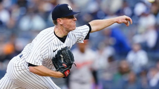 Sears wins first MLB start, depleted Yanks blank Orioles