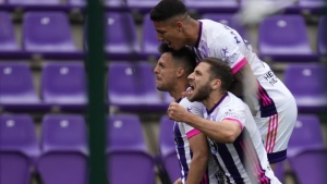Stoppage-time goal lifts Valladolid over Almeria for first Spanish league win
