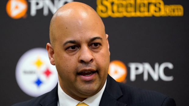 New Steelers GM Khan says new job is 'a dream come true'