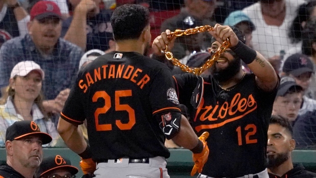 Rougned Odor Anthony Santander, The Canadian Press Rougned Odor Anthony Santander