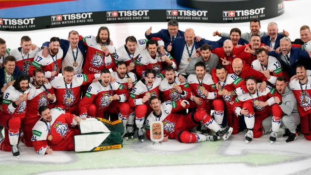 Czechia celebrates, The Canadian Press Czechia celebrates