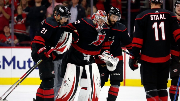 Antti Raanta Nino Niederreiter Vincent Trocheck, The Canadian Press Antti Raanta Nino Niederreiter Vincent Trocheck