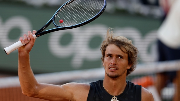 Alexander Zverev, The Canadian Press Alexander Zverev