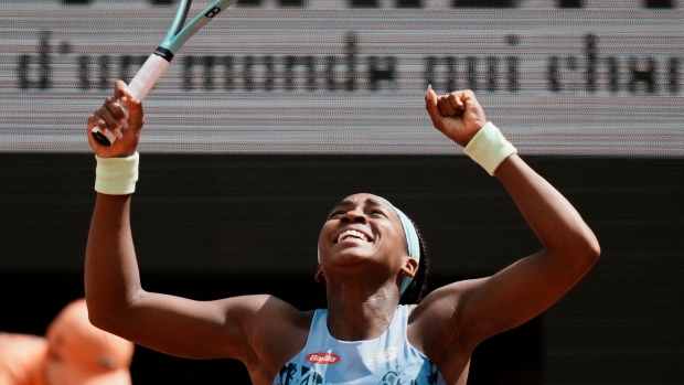 Coco Gauff, The Canadian Press Coco Gauff