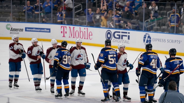 St. Louis Blues Colorado Avalanche, The Canadian Press St. Louis Blues Colorado Avalanche