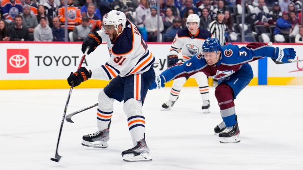 Edmonton Oilers Evander Kane geschorst voor één wedstrijd in Colorado Avalanche Nazim Qadri