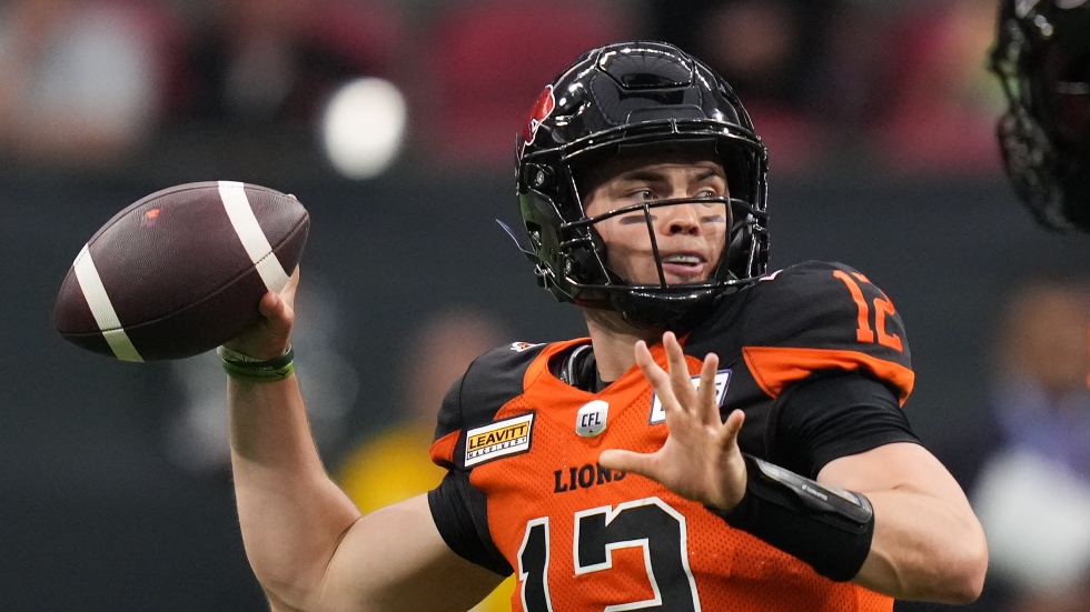 Lions QB Rourke throws record-setting 436 yards in dominant win over Argos