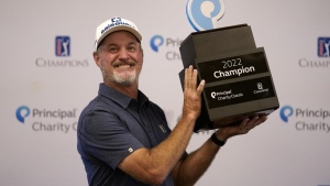 Kelly wins PGA Tour Champions playoff in Iowa