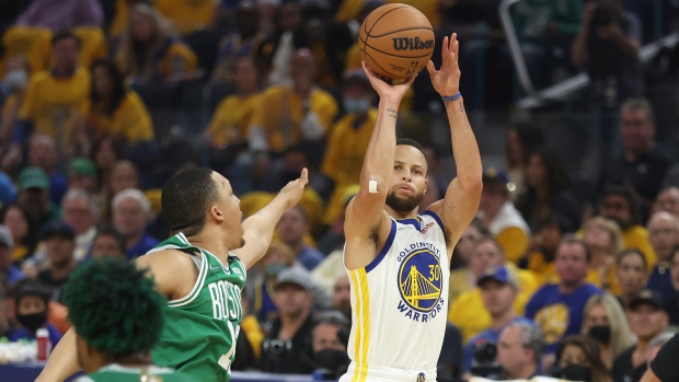 NBA Finals: Steph Curry's 43-point masterpiece helps Golden State Warriors  level series with Boston Celtics