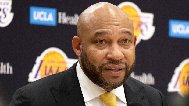 Darvin Ham Los Angeles Lakers rookie head coach Darvin Ham Los Angeles Lakers rookie head coach