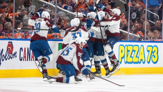 Colorado Avalanche celebrate