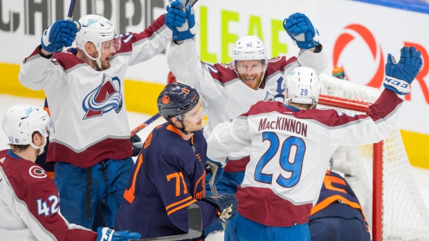 Avalanche celebrate