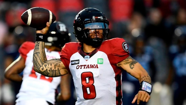 Jeremiah Masoli Ottawa Redblacks Garrett Marino Saskatchewan Roughriders -  TSN.ca