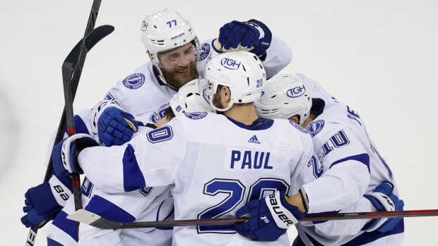 Tampa Bay Lightning celebrate