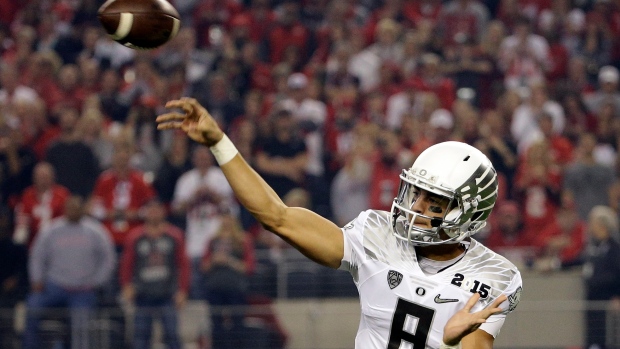 Marcus Mariota, The Canadian Press Marcus Mariota