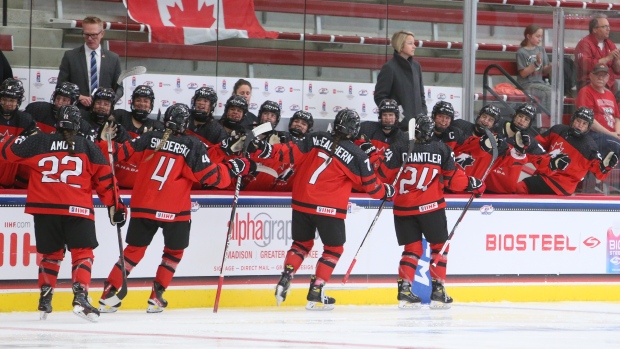 Team Canada Celebrates