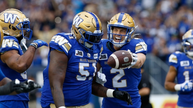Blue Bombers celebrate 