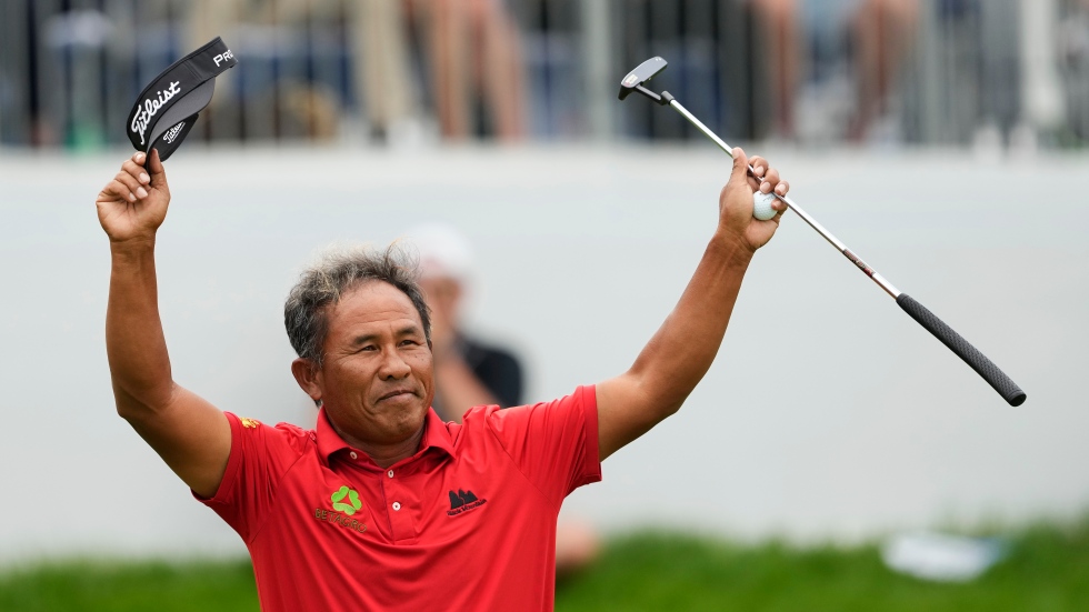 Jaidee outlasts Leonard in playoff to win at Pebble Beach