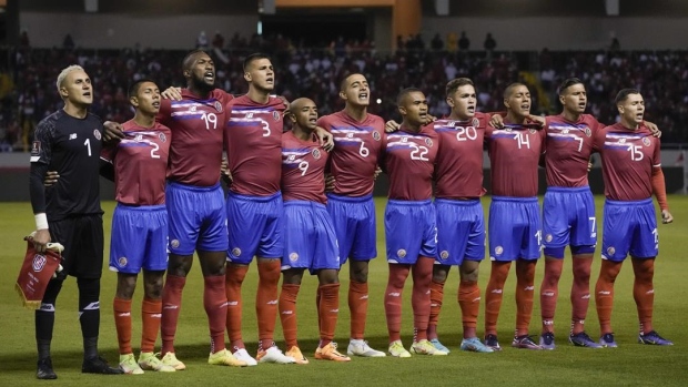 Costa Rica men's soccer team, The Canadian Press Costa Rica men's soccer team