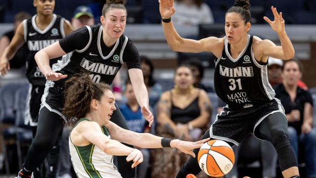 Seattle Storm's Breanna Stewart , The Canadian Press Seattle Storm's Breanna Stewart