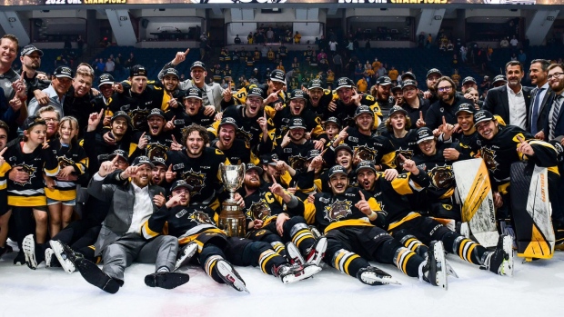 Hamilton Bulldogs 2022 OHL Champions, Hamilton Bulldogs (@BulldogsOHL) Hamilton Bulldogs 2022 OHL Champions