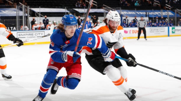 Vitali Kravtsov and Sean Couturier, Getty Images Vitali Kravtsov and Sean Couturier