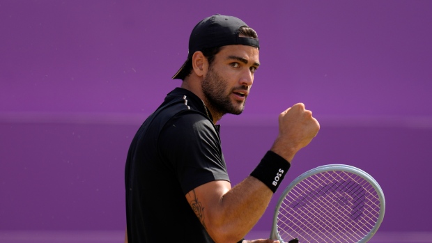 Matteo Berrettini, The Canadian Press Matteo Berrettini