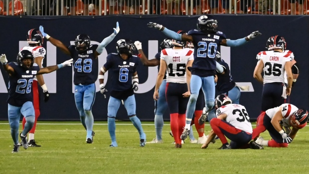 Argonauts hold on for season-opening home victory over Alouettes
