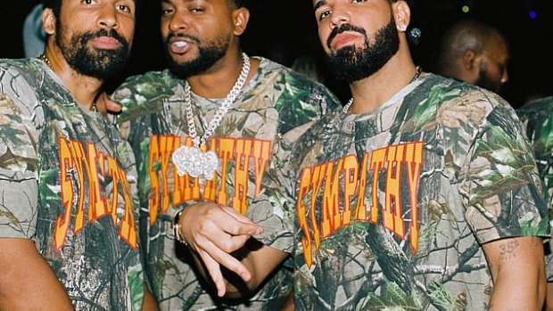 Drake wears new "Sympathy" t-shirt