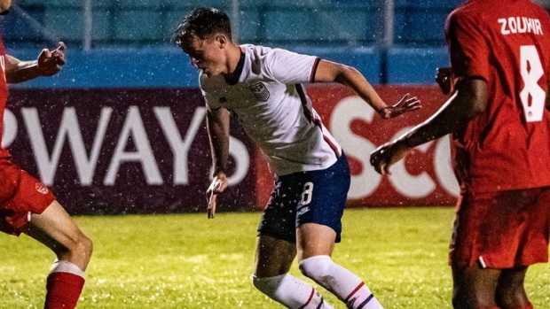 Canada vs. USA in men's U20 soccer