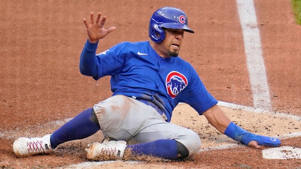 Alfonso Rivas drives in 5 as Cubs pound Pirates 21-0 - ABC7 Chicago