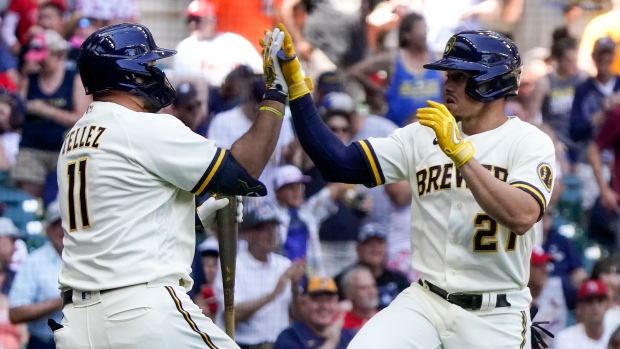 Willy Adames Rowdy Tellez, The Canadian Press Willy Adames Rowdy Tellez