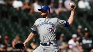 Jays reliever Mayza leaves games with right shoulder dislocation