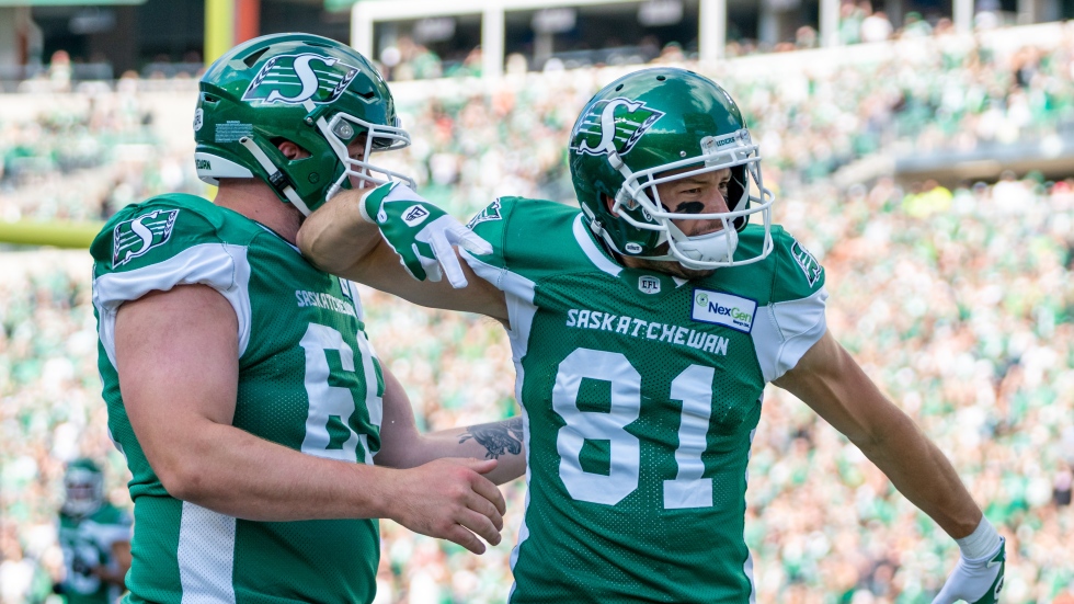Roughriders rally in second half to blitz Alouettes