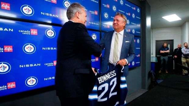 'I would have done the same thing:' Bowness OK with being Jets' second choice