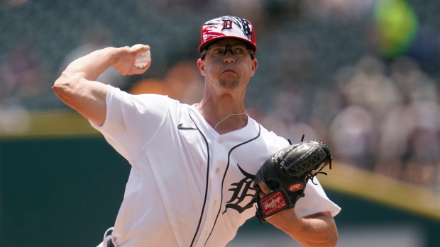 Hill wins MLB debut; Tigers sweep DH against Guardians