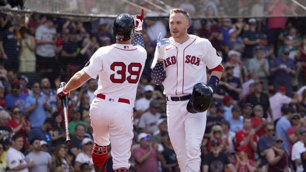 Red Sox win eighth straight on Fourth of July, beat Rays