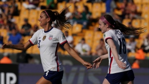 Morgan's brace leads USWNT past Haiti at CONCACAF W Championship