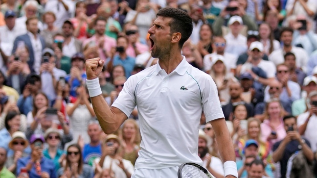 Djokovic storms back to beat Sinner in five sets