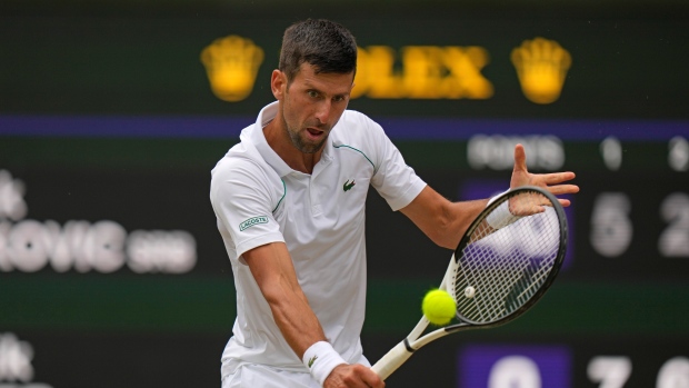 Novak Djokovic, The Canadian Press Novak Djokovic