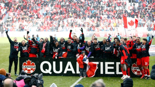 Canada celebrates world cup berth