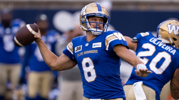 CFL Awards: Bombers' Collaros named MOP for second season in a row; Lions' Rourke earns MOC 