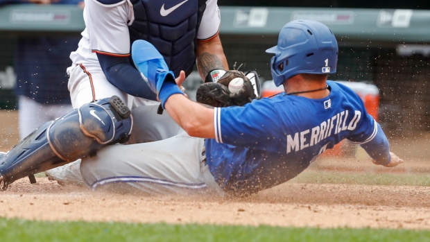 Gary Sanchez Whit Merrifield, The Canadian Press Gary Sanchez Whit Merrifield