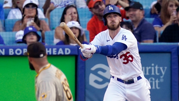 Los Angeles Dodgers' Cody Bellinger, The Canadian Press Los Angeles Dodgers' Cody Bellinger