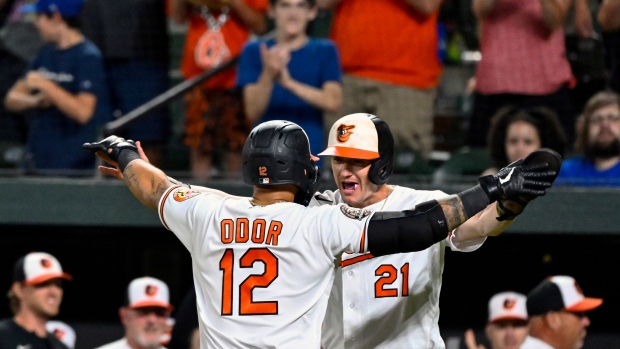 Rougned Odor and Austin Hays, The Canadian Press Rougned Odor and Austin Hays