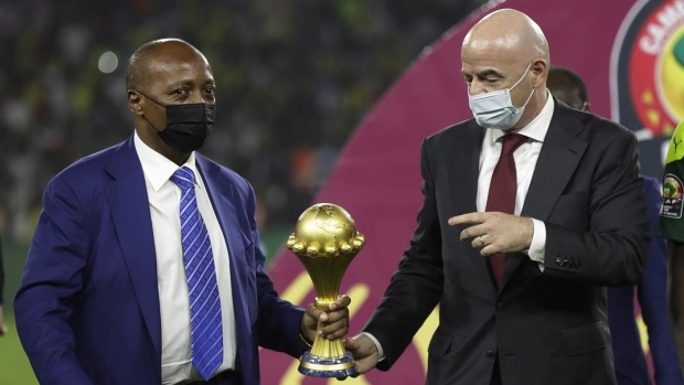 Patrice Motsepe Gianni Infantino, The Canadian Press Patrice Motsepe Gianni Infantino