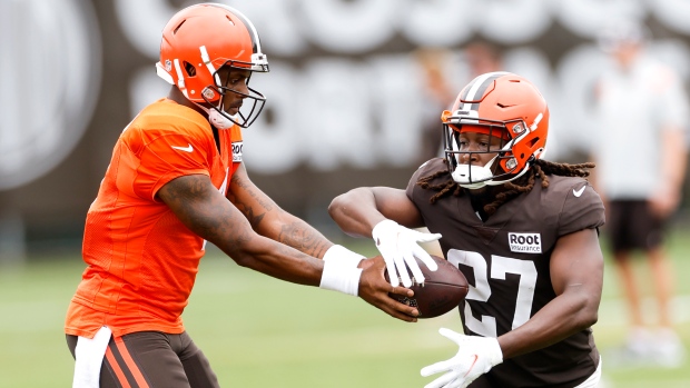 Deshaun Watson and Kareem Hunt, The Canadian Press Deshaun Watson and Kareem Hunt