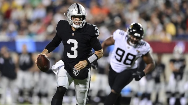 Jarrett Stidham, The Canadian Press Jarrett Stidham
