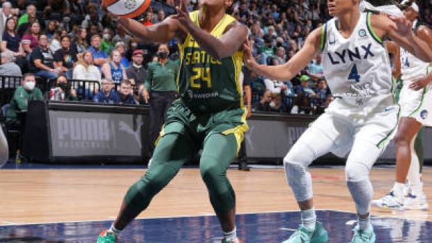 Storm secure No. 4 seed, spoil Fowles' home finale for Lynx