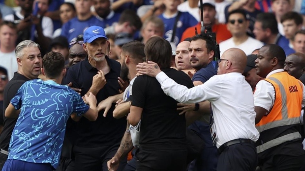 Thomas Tuchel Antonio Conte fight, The Canadian Press Thomas Tuchel Antonio Conte fight